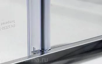 Душевая дверь WasserKraft Lippe 45S09 170 в нишу, раздвижная, прозрачное стекло, хром от магазина Vanna-Vanna.ru!