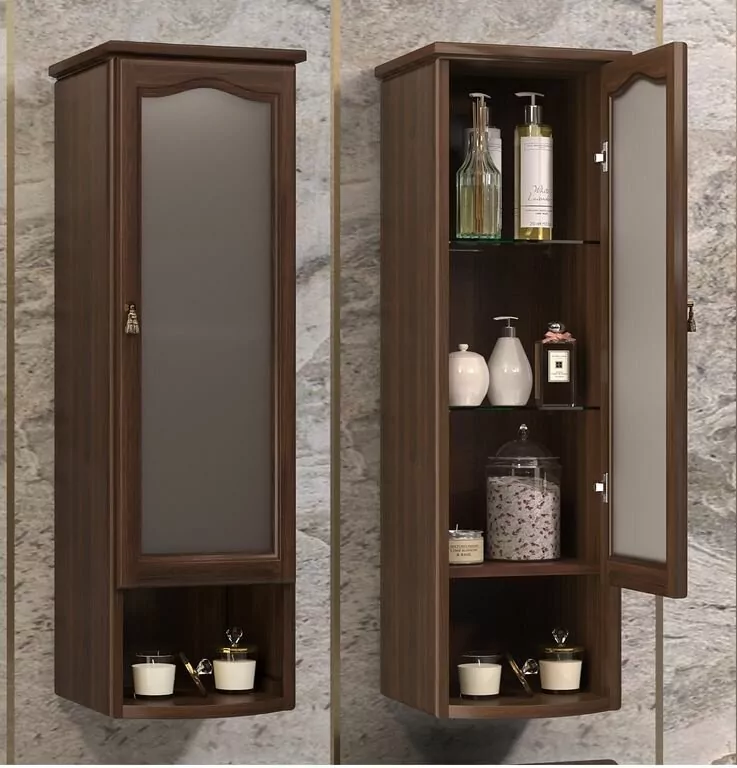 Шкаф навесной Opadiris Риспекто 30 R, орех антикварный