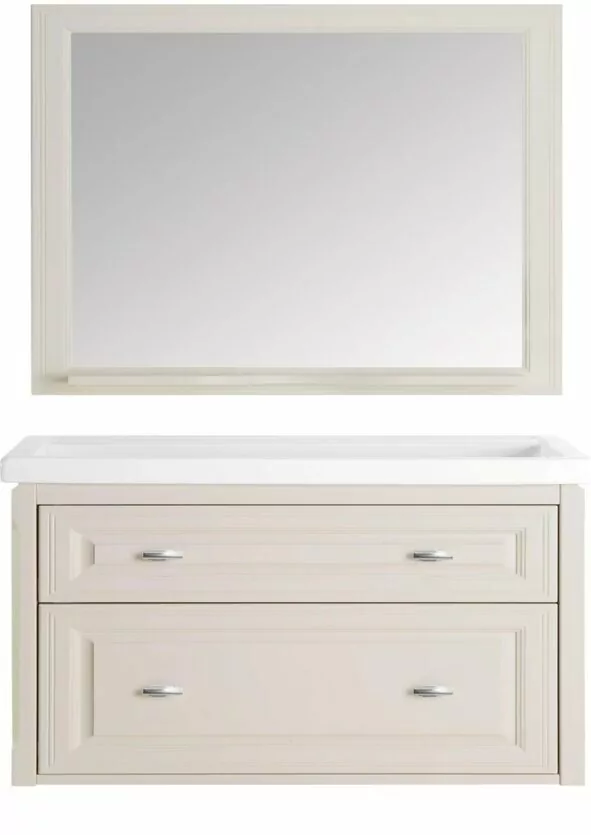 Зеркало ASB Woodline Кастелло 100 бежевый