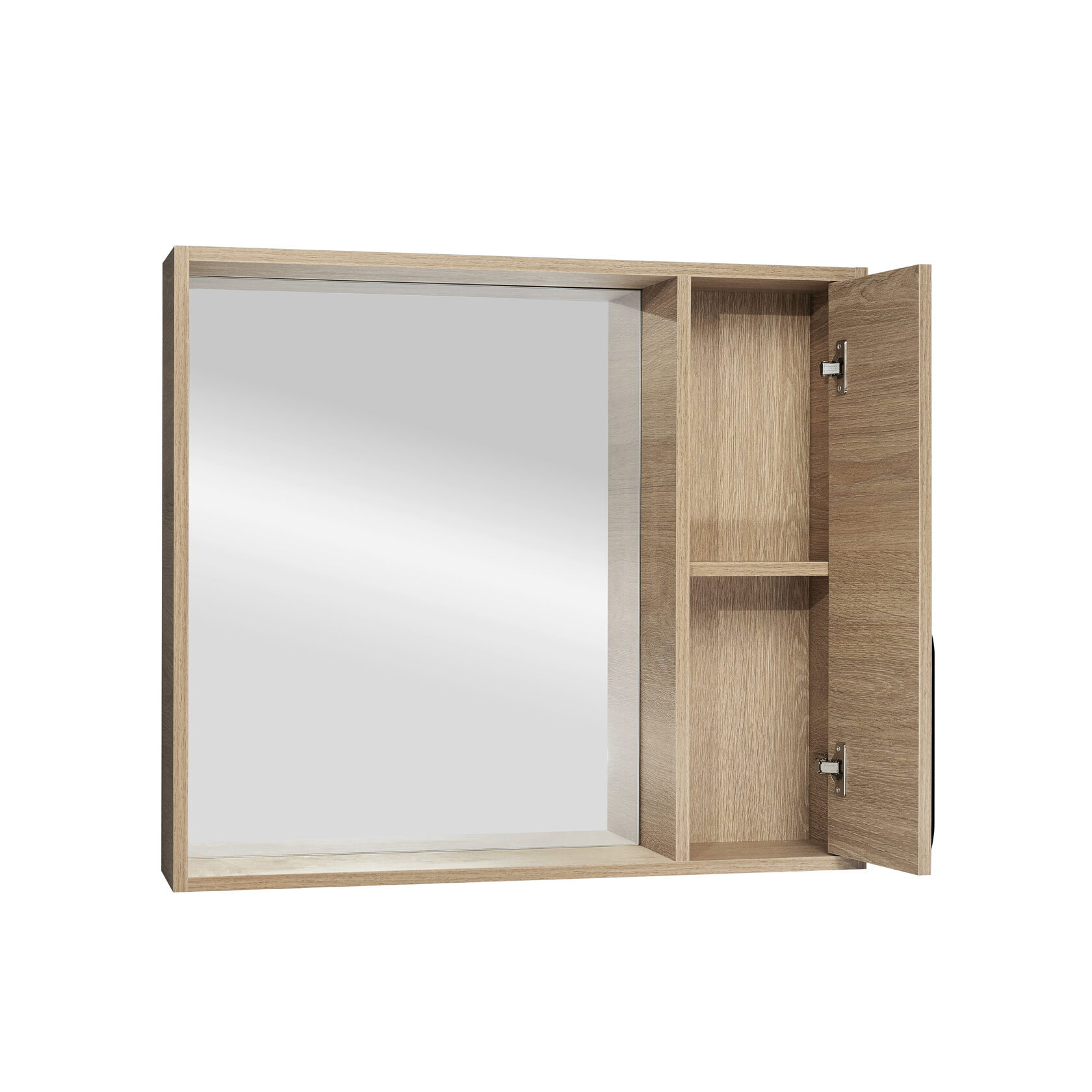 Зеркало-шкаф Viant Кельн 80 R светлое дерево