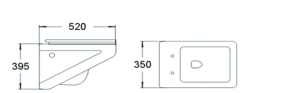 Унитаз SantiLine SL-5017MB напольный, безободковый, черный матовый