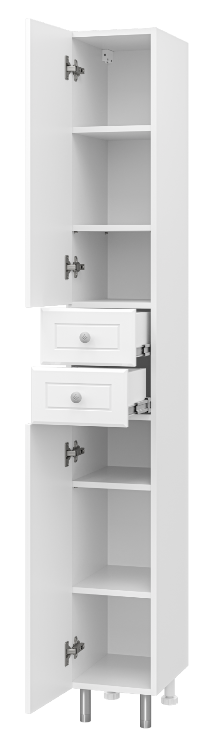 Пенал Misty Мисти 26 напольный, L, белый