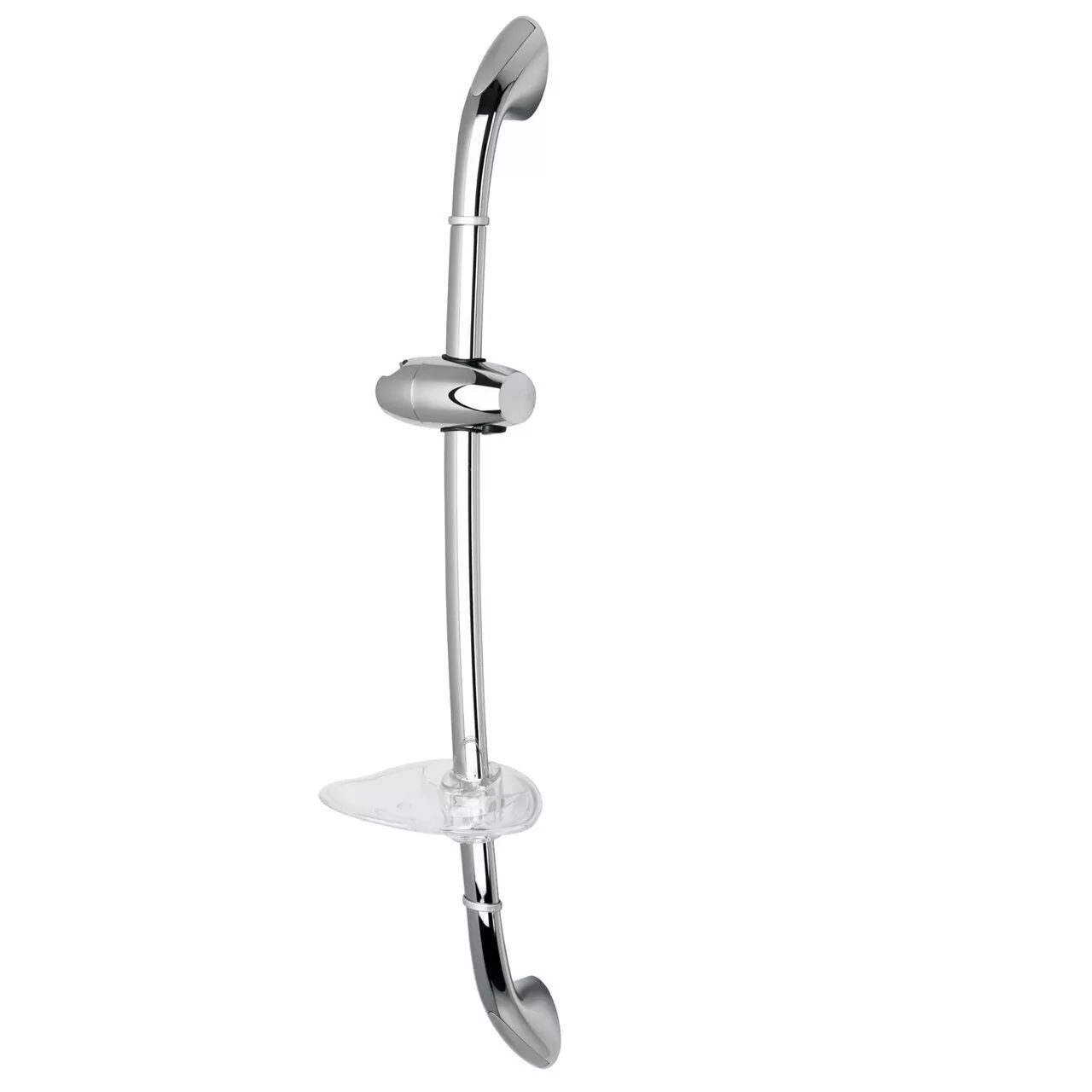 Штанга для душа WasserKraft A006 с мыльницей, хром