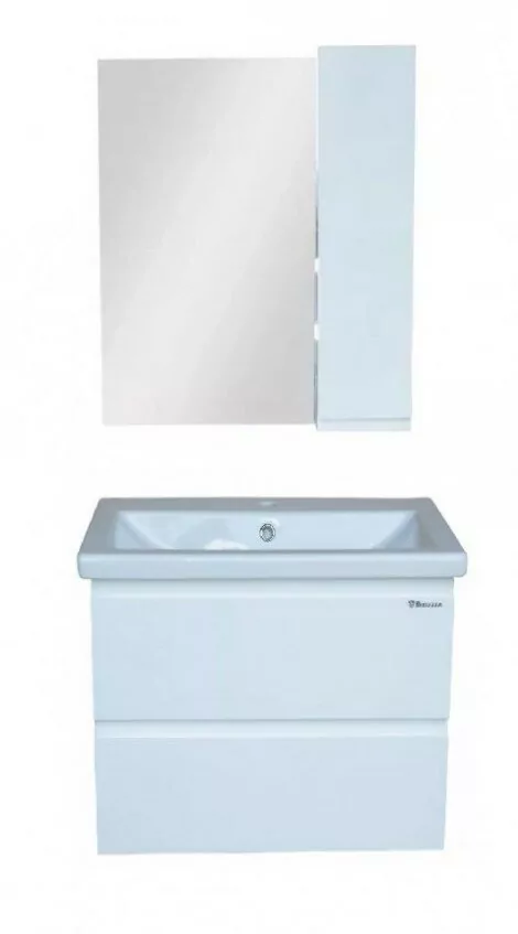 Зеркало со шкафчиком Bellezza Асти 70 R белый