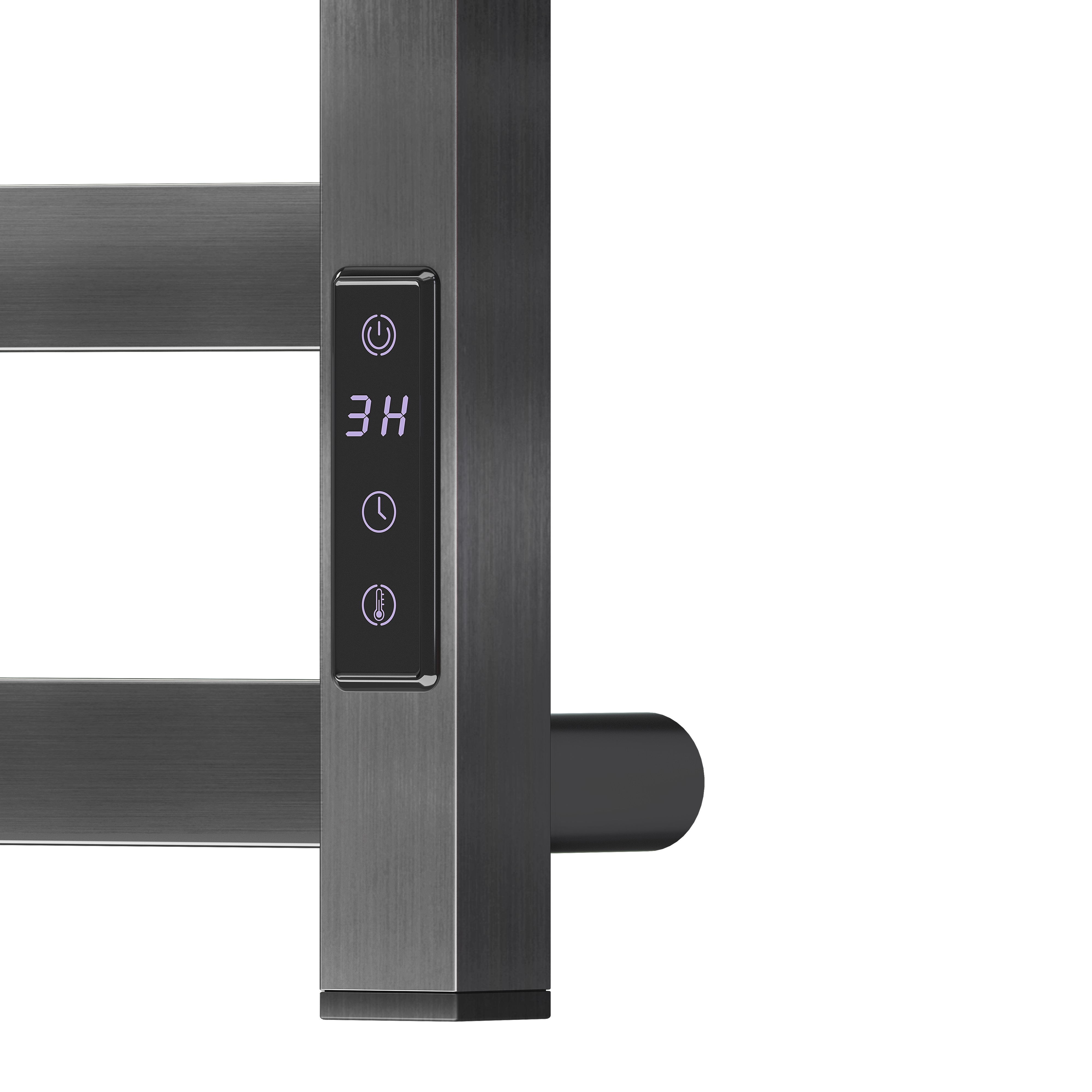 Полотенцесушитель электрический APEXTERMO Терра TR00185GN 800x500, оружейная сталь