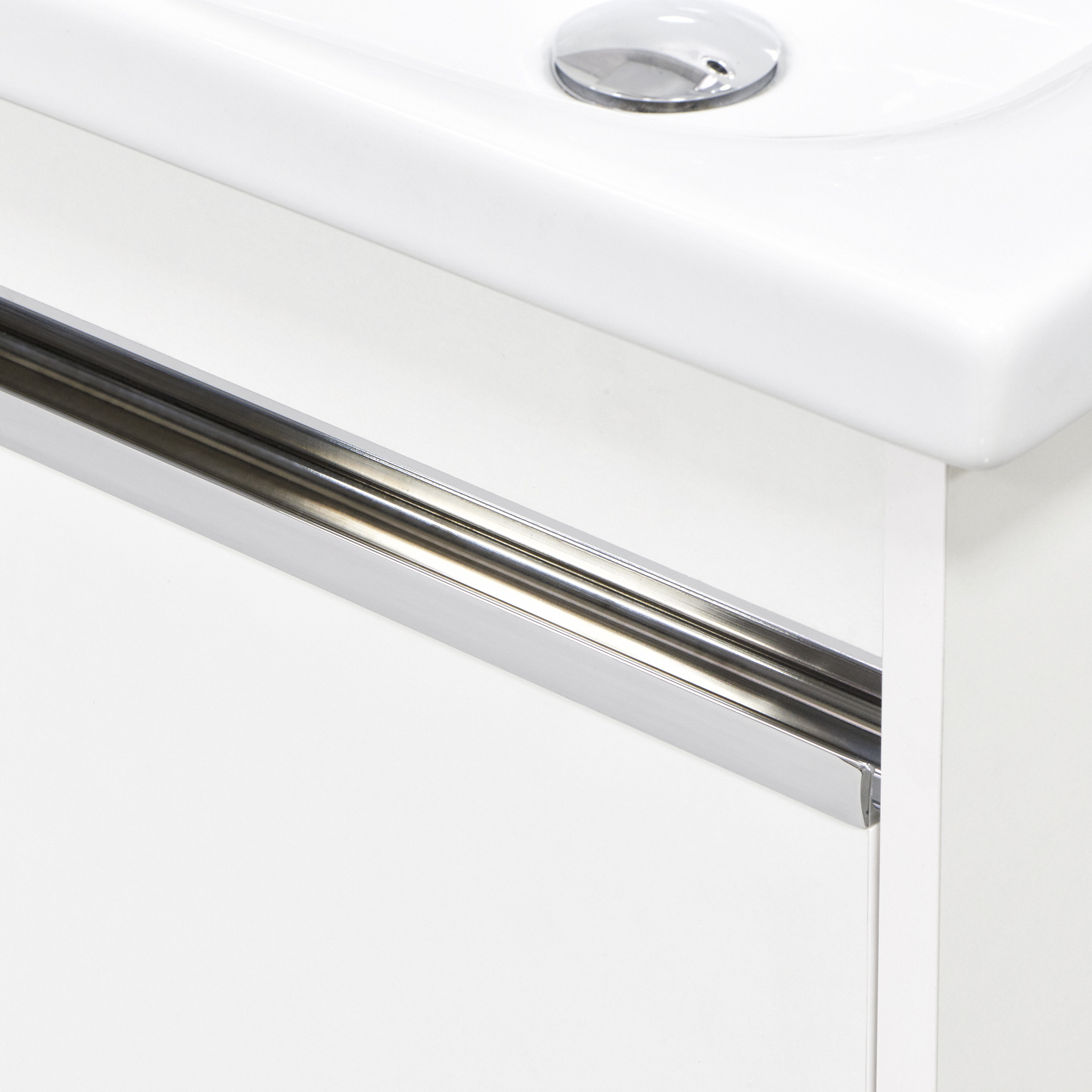 Тумба подвесная Aquaton Капри 80 раковиной Миранда 80, белый