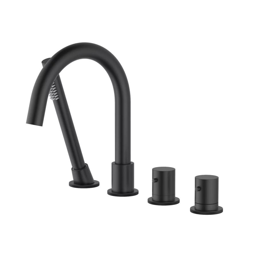 Смеситель на борт ванны Timo Saona 2330/03Y с черный матовый