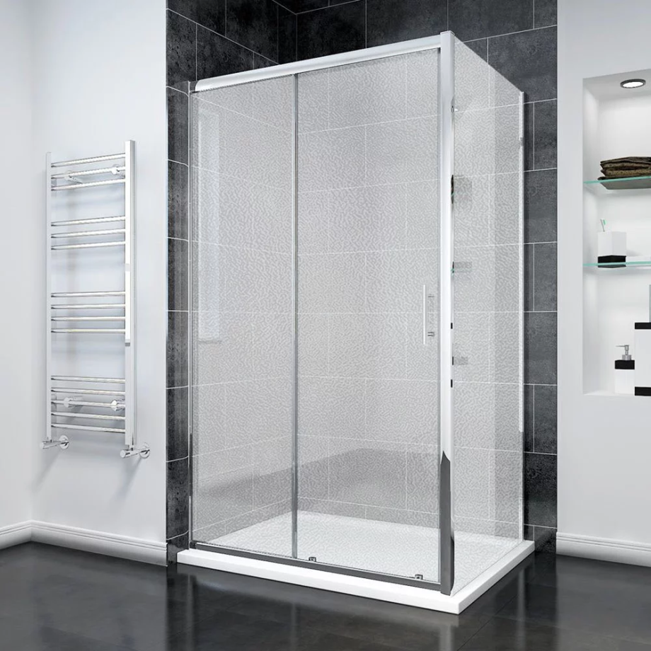 Душевой угол Veconi Rovigo RV-055, 1100х1000х1950, хром, стекло pear