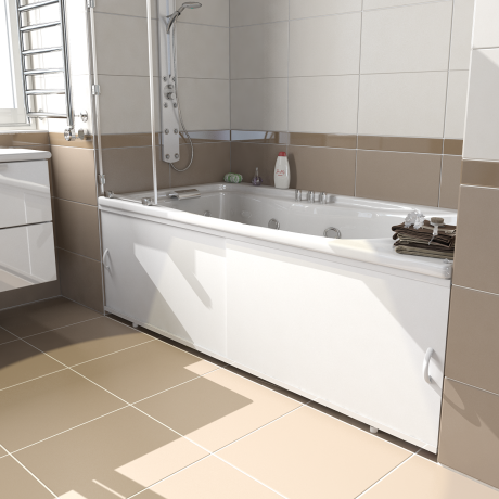 Экран под ванну Emmy Эко 170 раздвижной белый