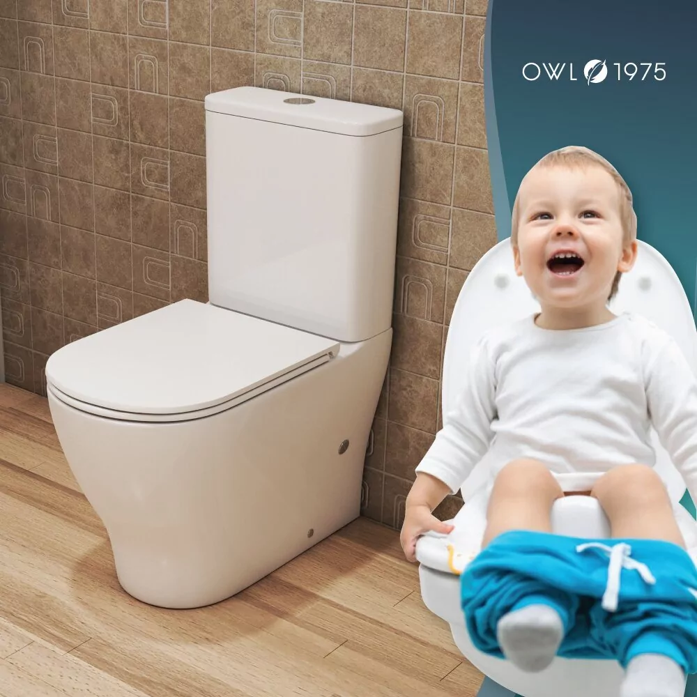 Унитаз Owl 1975 ИМOWLT190702 Tid Cirkel-G напольный, компакт, с микролифтом, белый