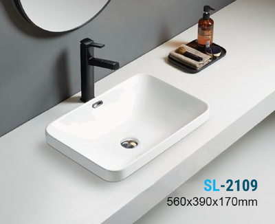 Раковина SantiLine SL-2109 белая