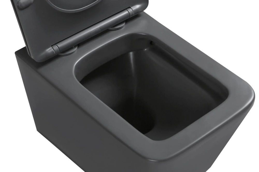 Унитаз SantiLine SL-5007DG подвесной, темно-серый матовый от магазина Vanna-Vanna.ru!