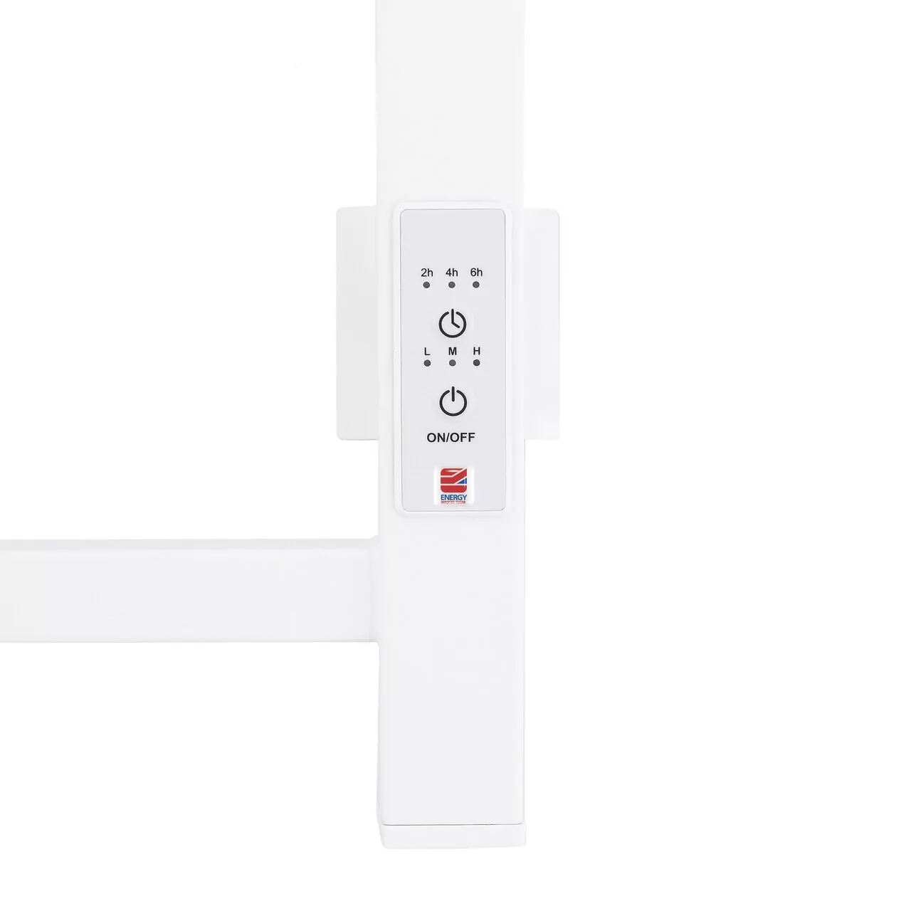 Полотенцесушитель электрический Energy Cube 900х400 с таймером, белый матовый