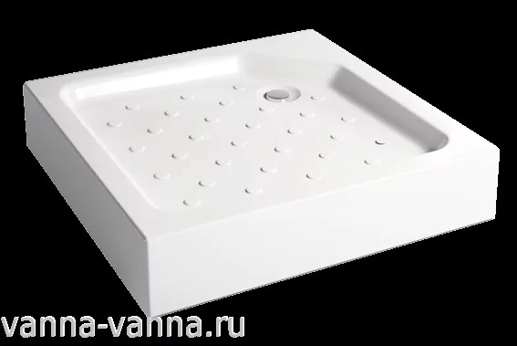 Поддон для душа Метакам Universal N 90х90 квадратный, акриловый, белый Поддон для душа Метакам Universal N 90х90 квадратный, акриловый, белый