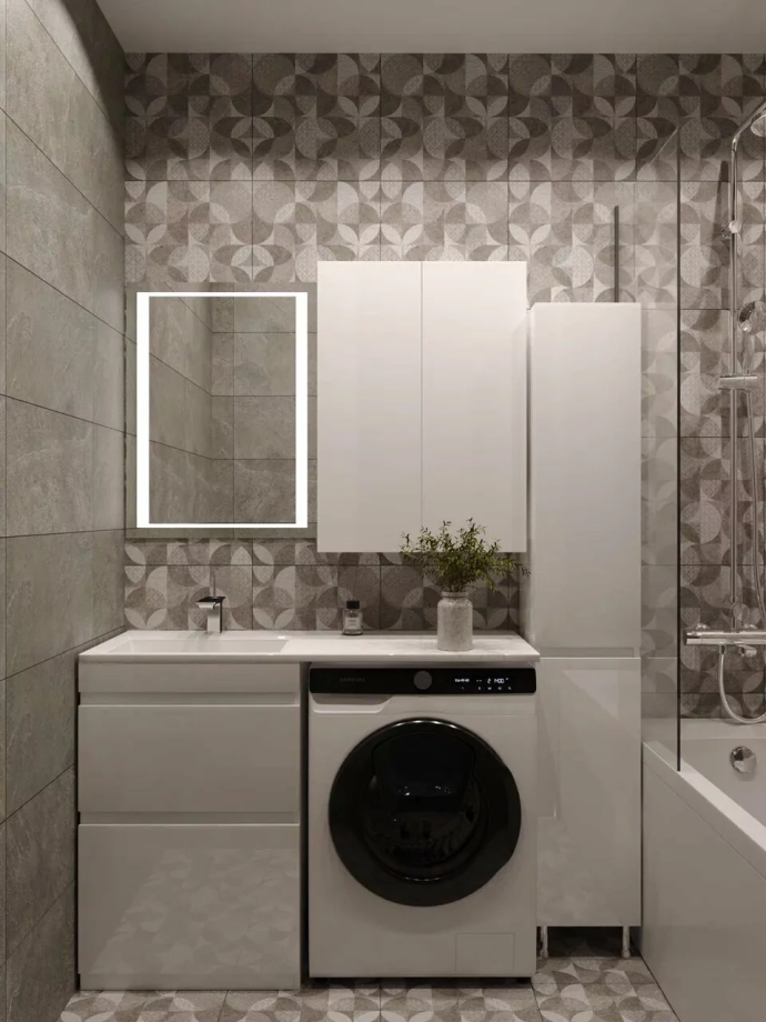 Мебель для ванной Style Line Даймонд 120 Люкс Plus левая, комплект, напольный, белый