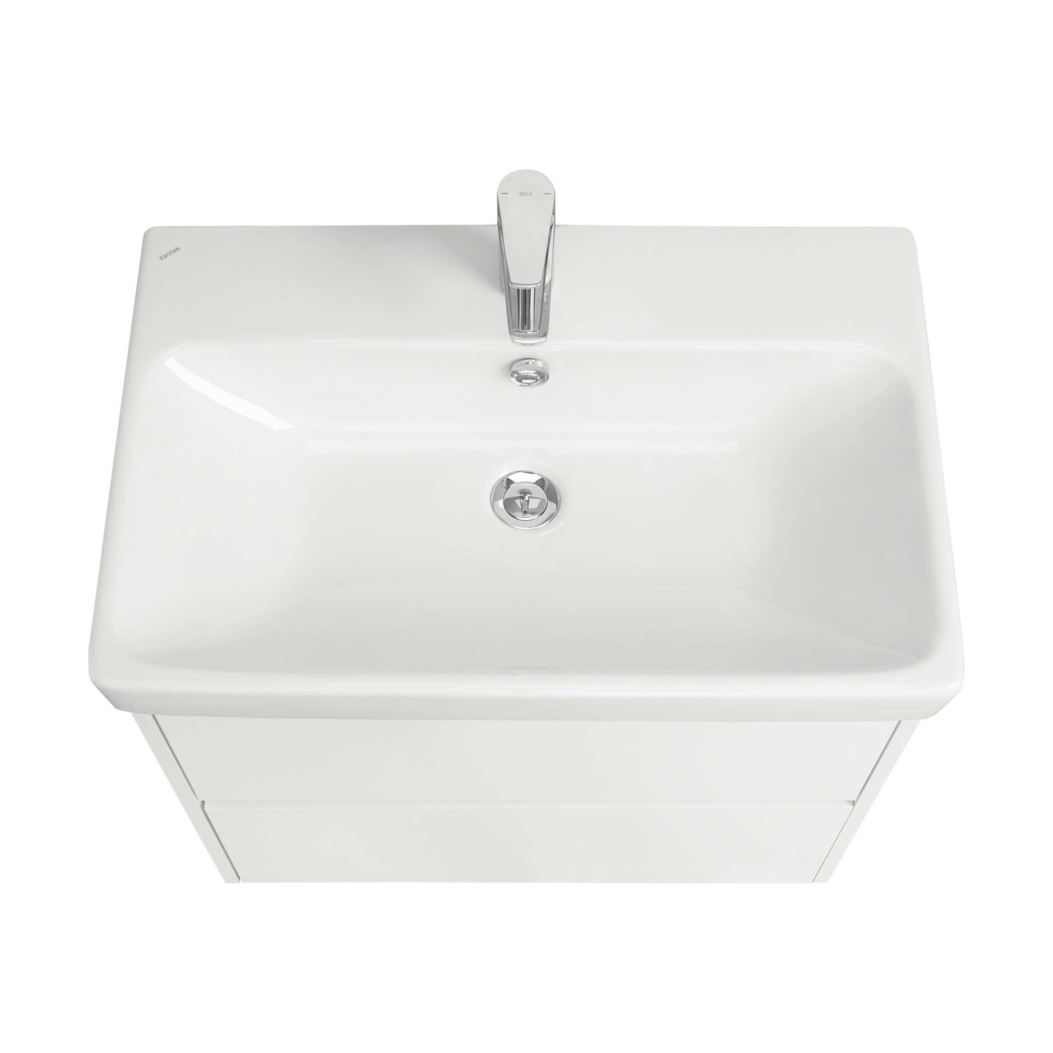 Тумба Aquaton Сканди 70 с раковиной Адриана 70, 2 ящика, подвесная, белый