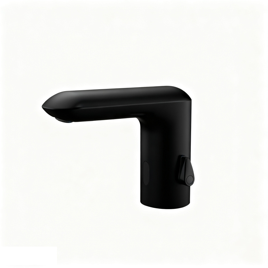 Смеситель для раковины SantiLine SL-9027MB PHOTOCELL, инфракрасный, черный матовый
