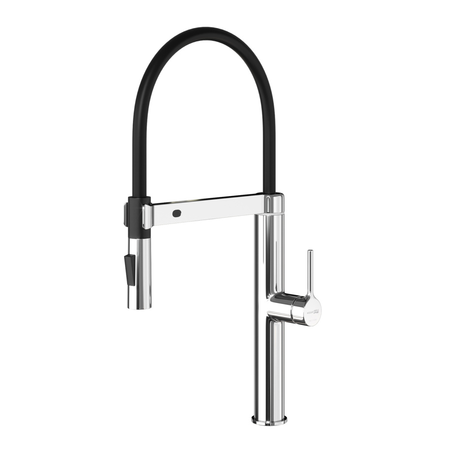 Сенсорный смеситель для кухни с гибким изливом WasserKraft A8817 хром