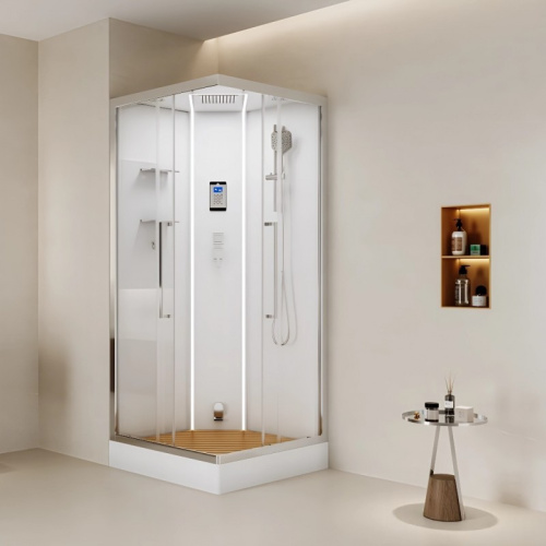 Душевая кабина с паром ESBANO ESBANO ESO-PARI-100CKR 100х100х217