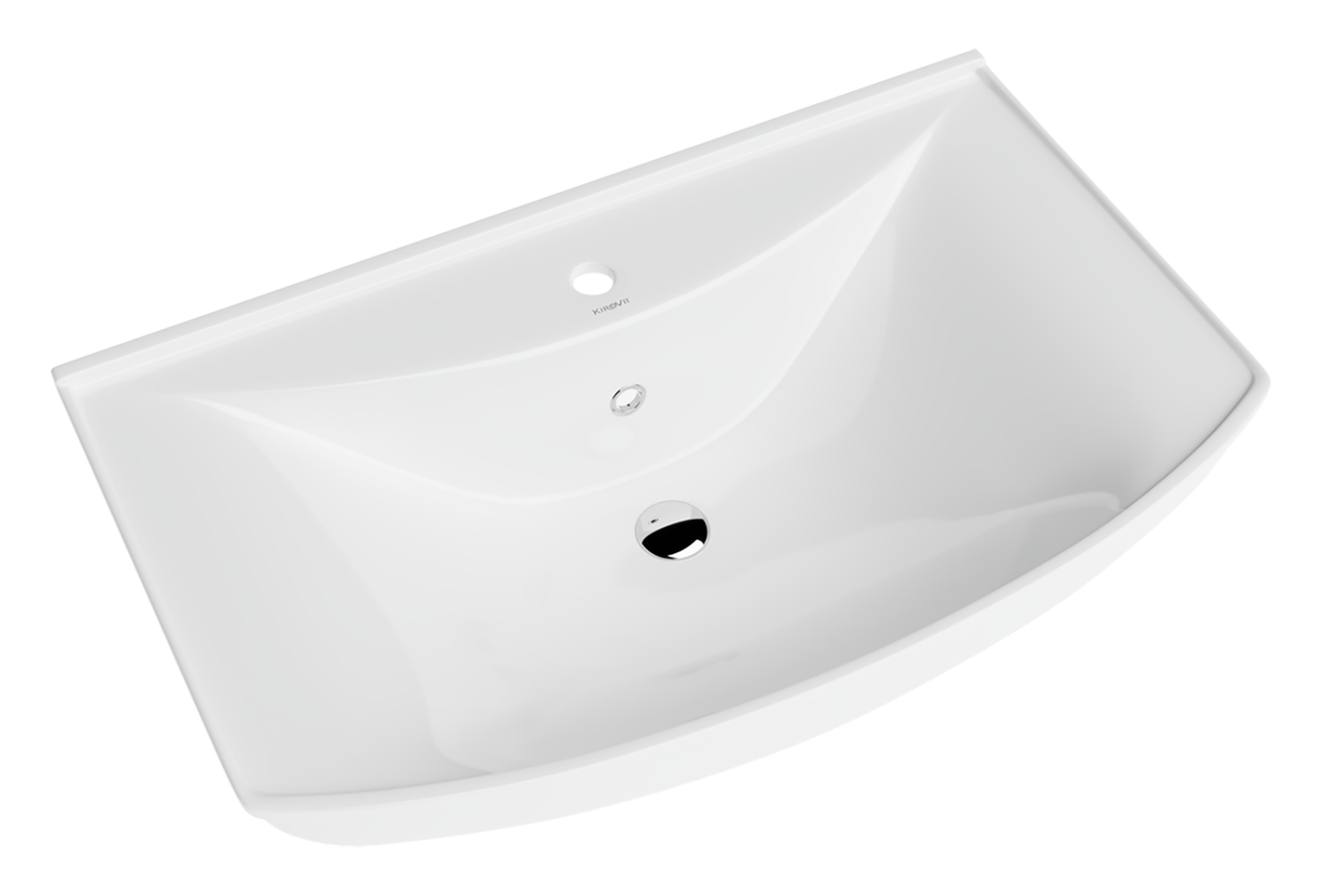 Тумба с раковиной Misty Лувр 65 слоновая кость