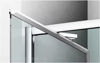 Душевой уголок WasserKraft Salm 27I22 100х90 прямоугольный, без поддона, прозрачное стекло, хром