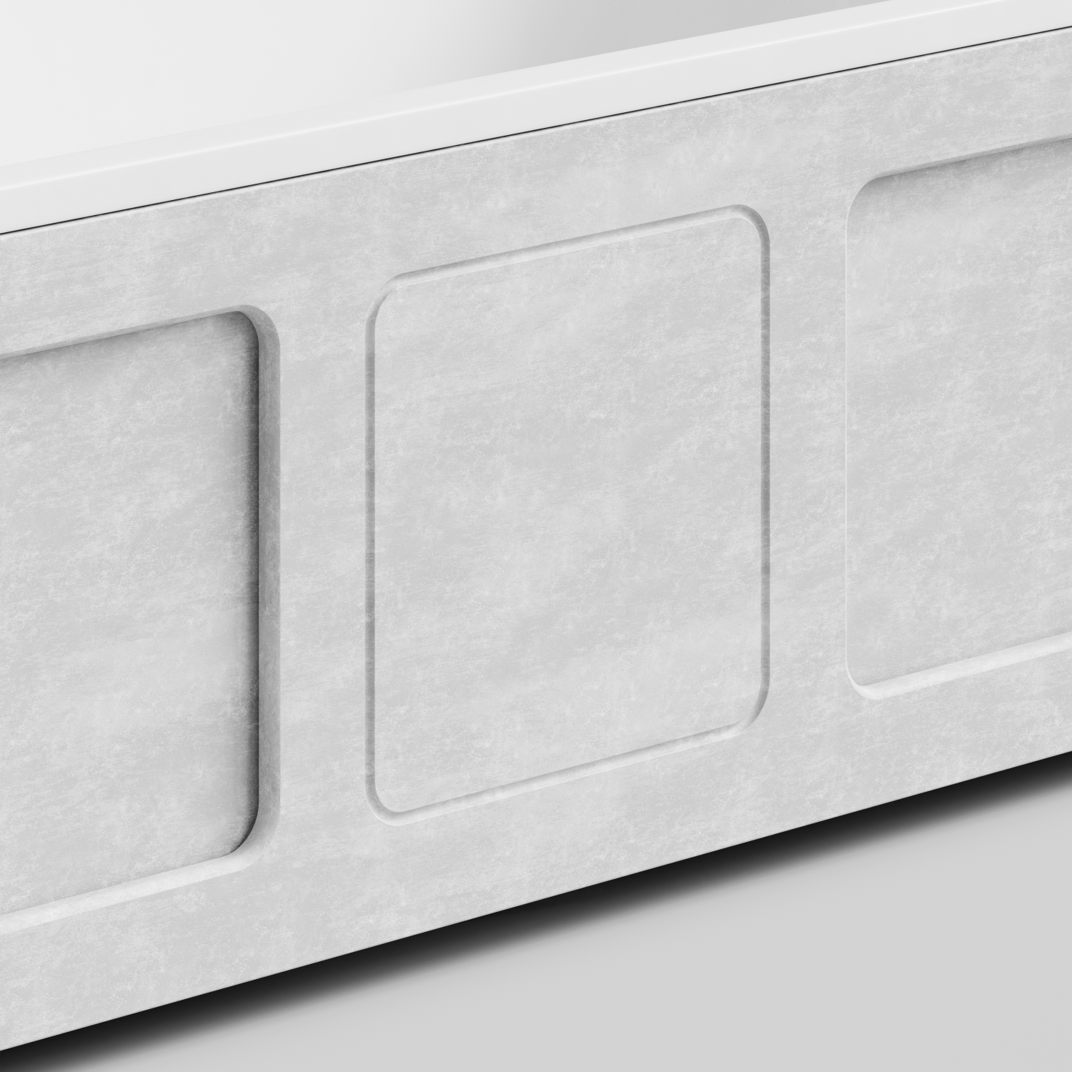 Экран под ванну Vod-ok Хит 170 раздвижной Белый камен