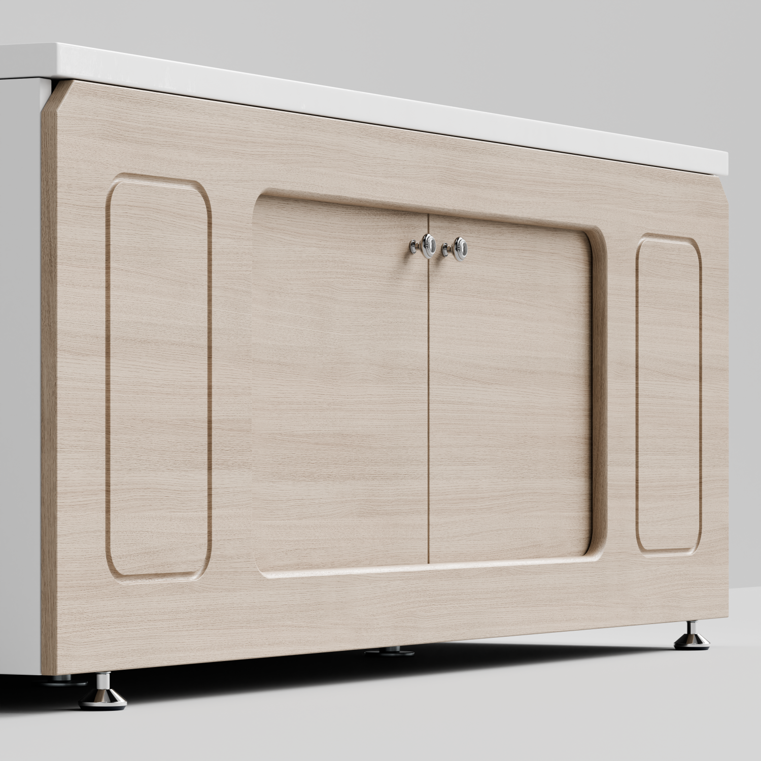 Экран под ванну Vod-ok Лидер 150 раздвижной дуб