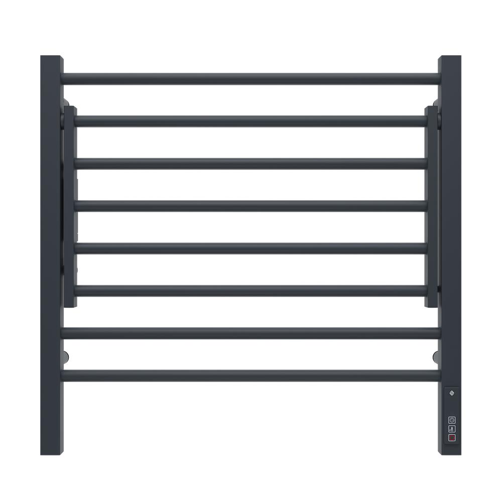 Полотенцесушитель электрический с полкой Terminus Горизонт П8 60х60 КС, черный муар