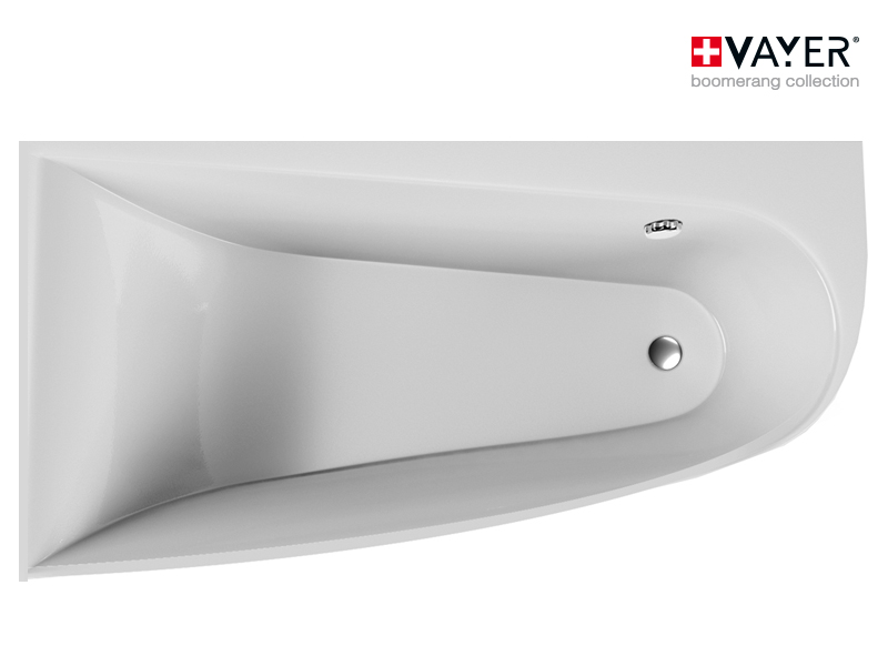 Ванна акриловая Vayer Boomerang 160x90 L левая