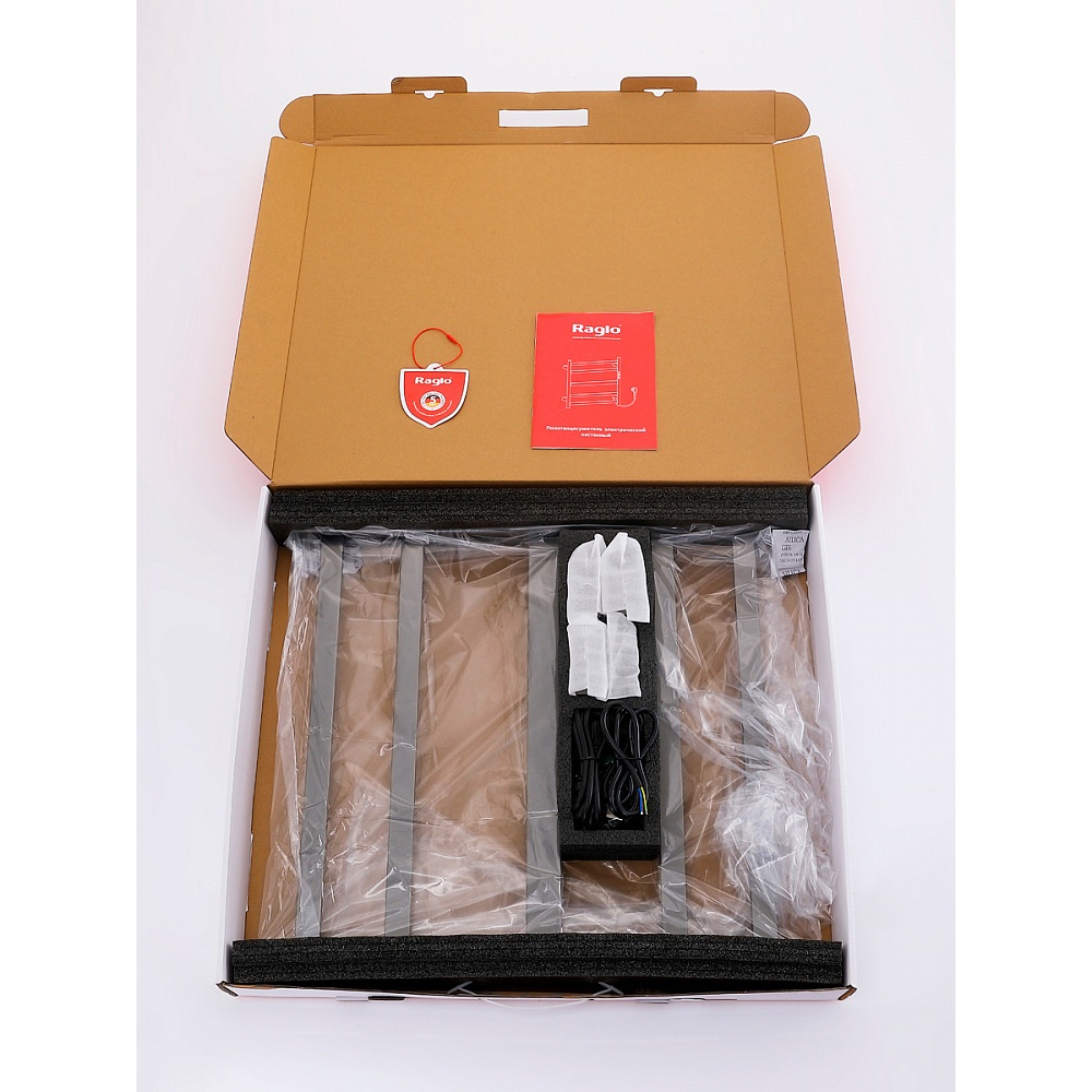 Полотенцесушитель электрический RAGLO R350.01.09 сенсорный с терморегулятором, графит