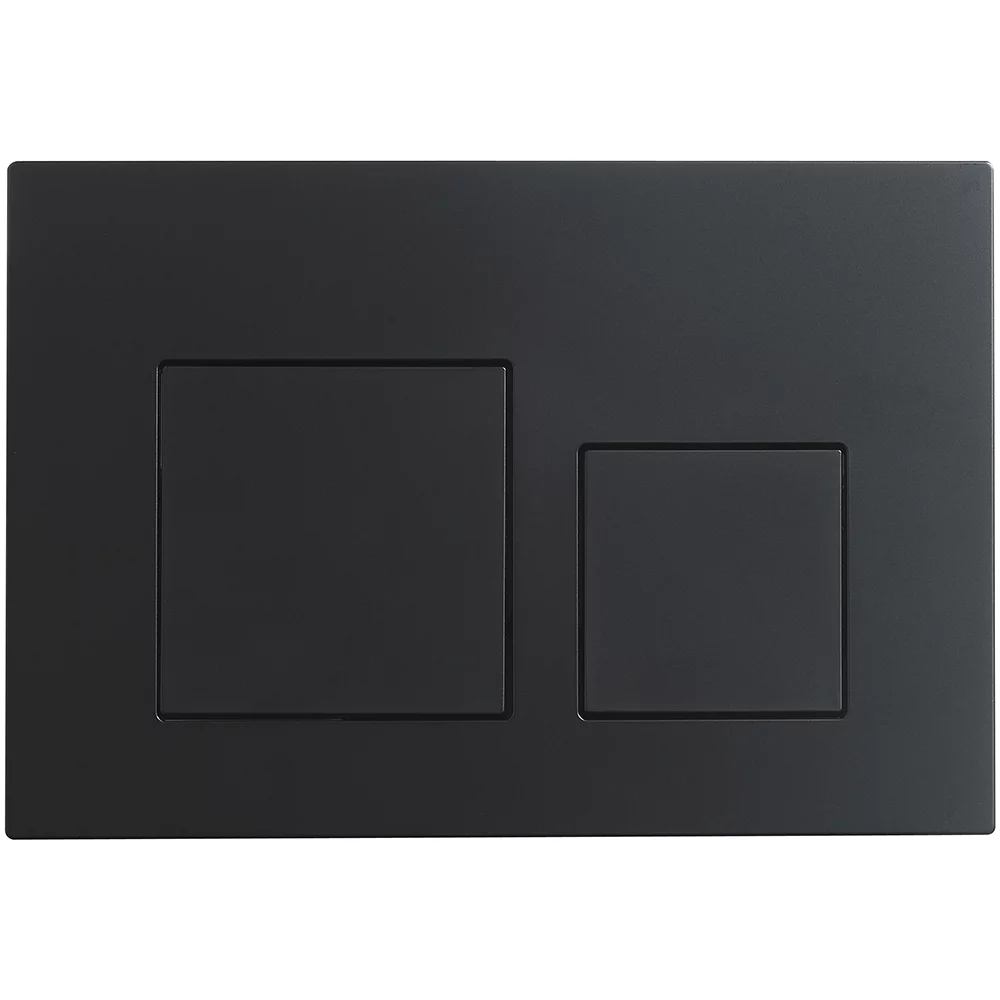 Кнопка смыва Veconi FLUSH V4, FLV4-B, 240х162х10, пластик, черный матовый