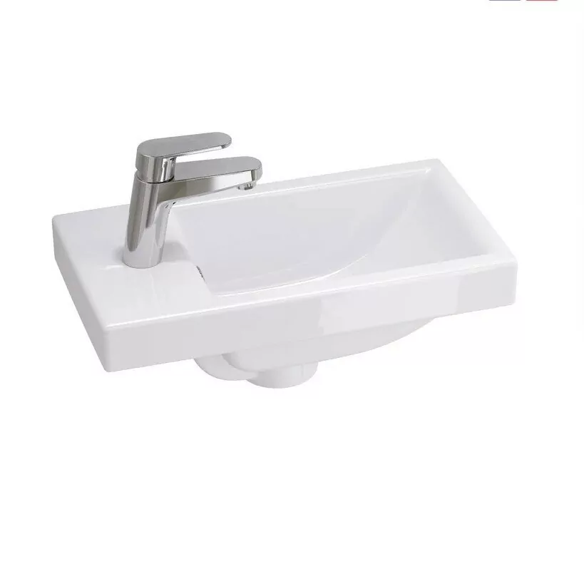 Тумба с раковиной Bellezza Комо 40 подвесная, левая, белая