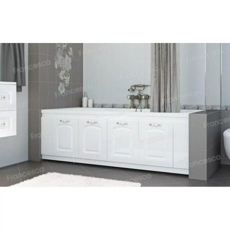 Экран под ванну Francesca Империя 170 распашной белый