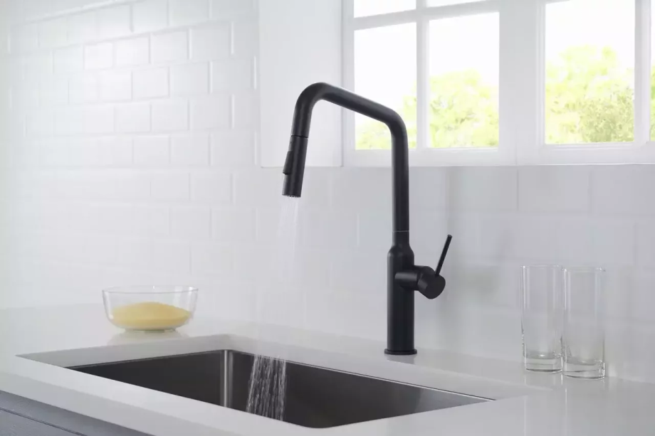 Смеситель для кухни Timo Saona 2386/03FL черный матовый