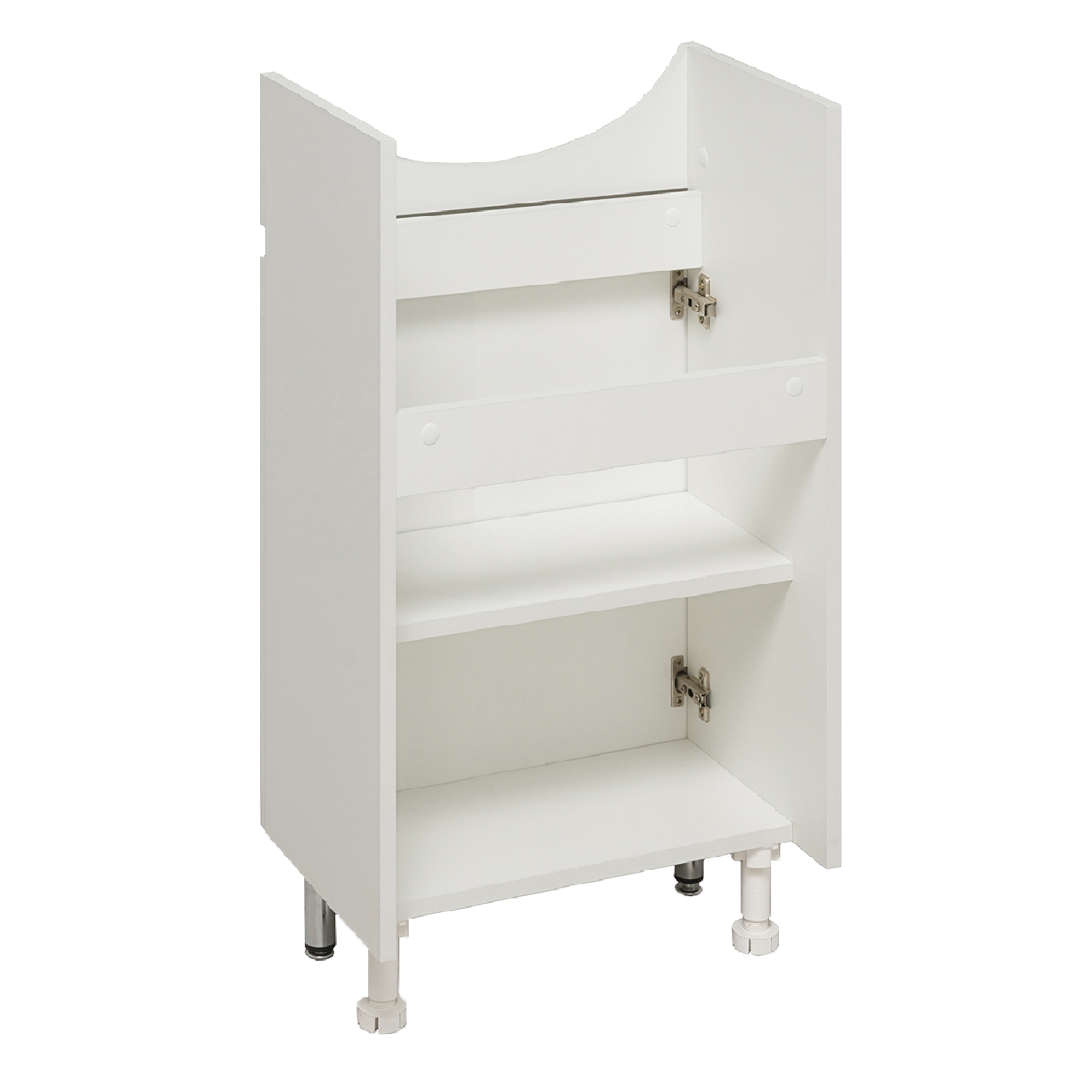 Тумба напольная Runo Лада 40 с раковиной Манго 40, белый