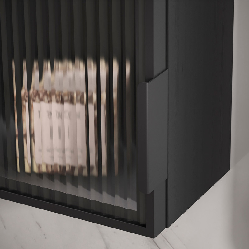 Пенал EQUIL Stoune 25 подвесной, универсальный, дуб черный