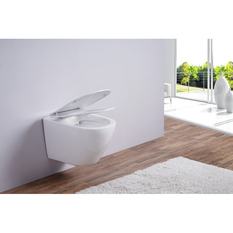 Унитаз подвесной Esbano AZALEA (White) 480x365x360