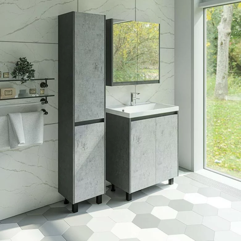 Пенал Stella Polar Кибела 35 L/R напольный, цемент