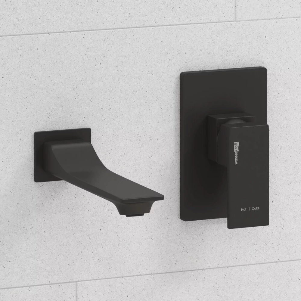 Смеситель для раковины WasserKraft Abens A20503 черный Soft-touch от магазина Vanna-Vanna.ru!