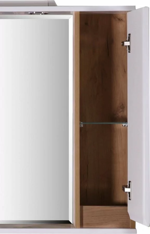 Мебель для ванной Асб-мебель Марко 60-2.2 комплект, напольный, белый, дуб золотой