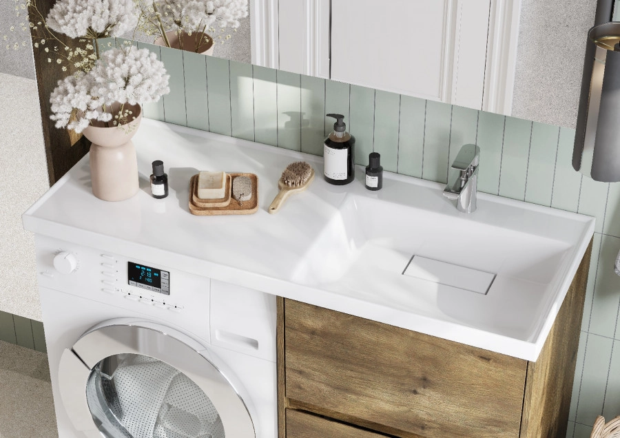 Тумба под раковину AQUATON Лондри 60, Дуб Рустикальный