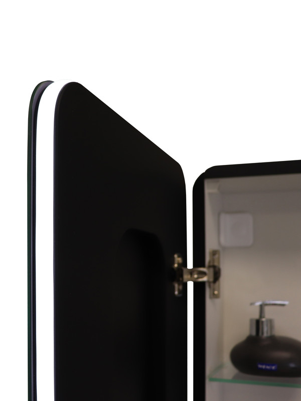 Пенал EQUIL Eltoro подвесной black LED 360х156