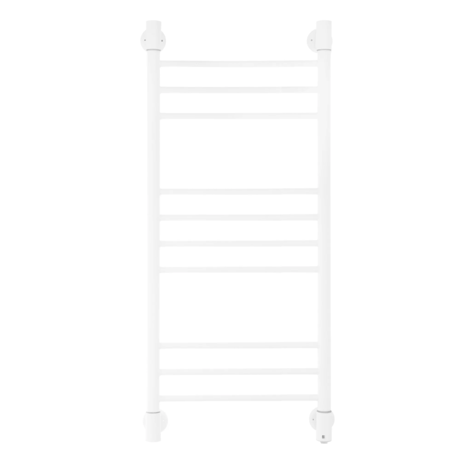 Полотенцесушитель электрический Energy Ergo2 P 1050x500 белый матовый, лесенка прямая, скрытое/наружное подключение