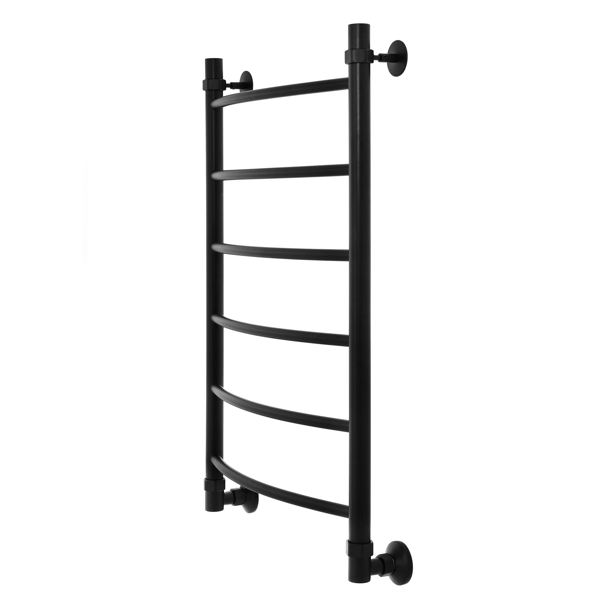 Полотенцесушитель водяной Energy Classic 800x500 черный матовый, тип "лесенка", нержавеющая сталь, подключение 3/4"