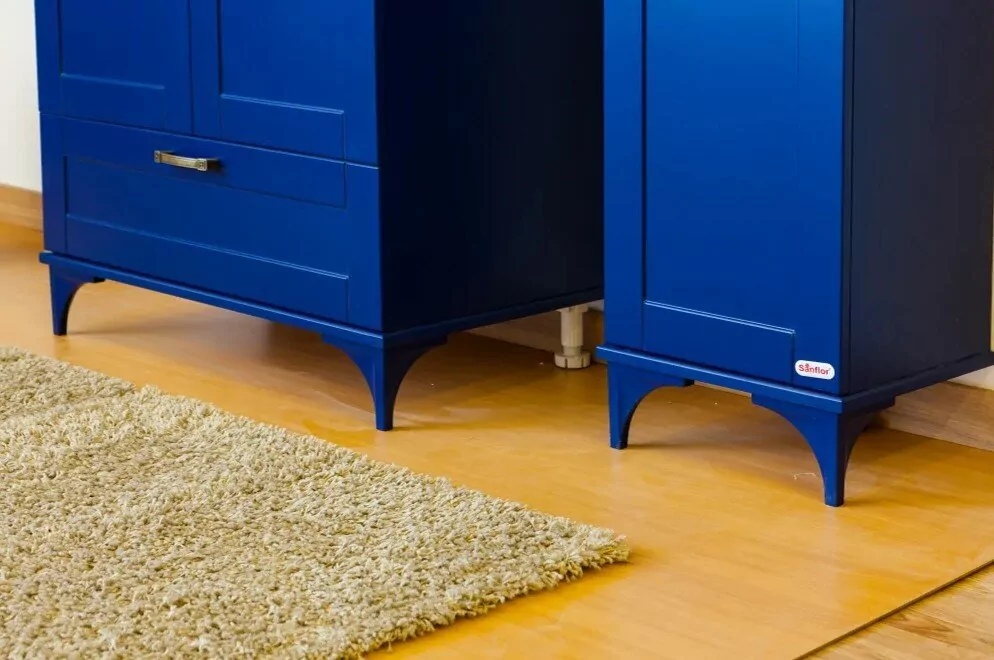 Тумба с раковиной Sanflor Ванесса 75 напольная, индиго от магазина Vanna-Vanna.ru!