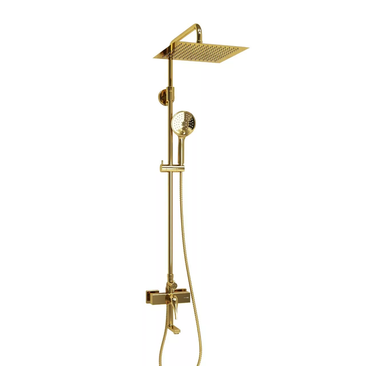 Душевая стойка WasserKraft A171.261.207.PG глянцевое золото