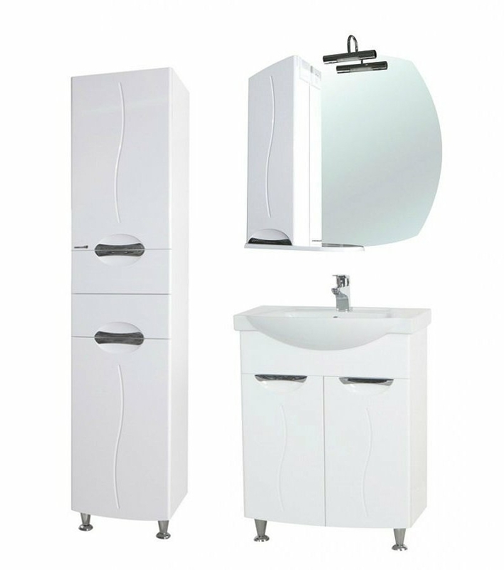 Пенал Bellezza Глория 40 L/R напольный белый