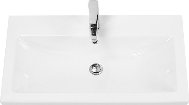 Тумба подвесная Vigo Geometry 80 с раковиной Neo 80, бетон