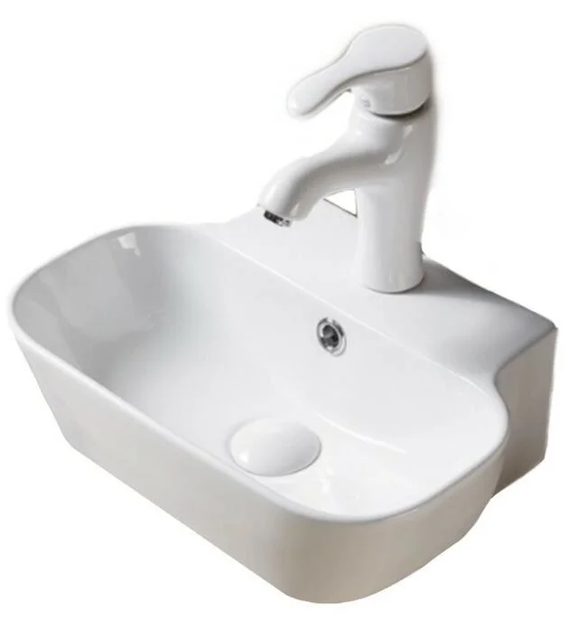 Раковина SantiLine SL-2002 накладная, белая