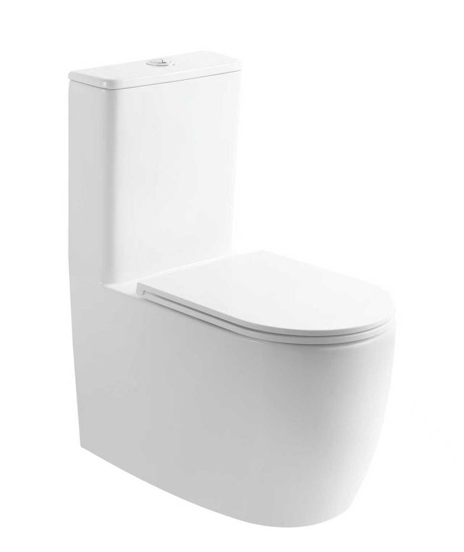 Унитаз SantiLine SL-5047 напольный, моноблок, Tornado, белый